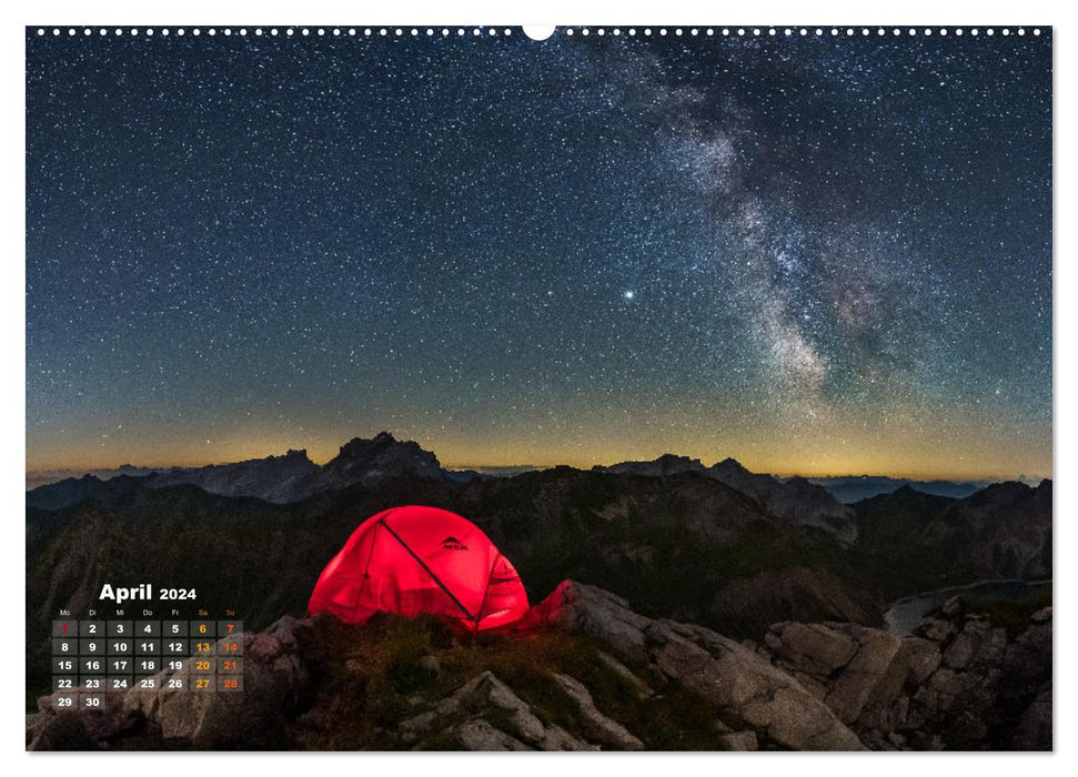 Night shift - Photography in the light of the night (CALVENDO Premium Wall Calendar 2024) 