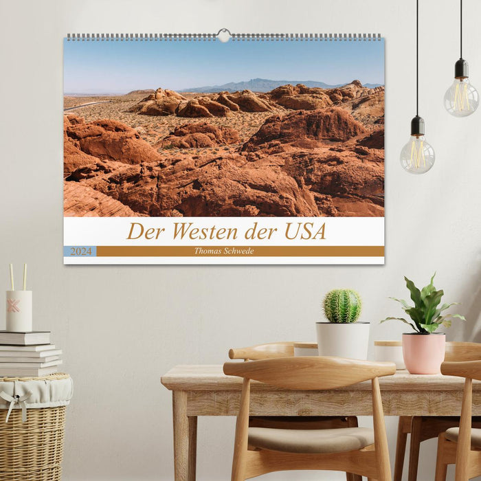 Der Westen der USA (CALVENDO Wandkalender 2024)