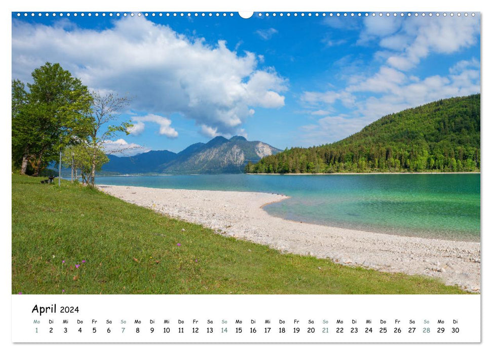 Es is so schee am Walchensee 2024 (CALVENDO Wandkalender 2024)