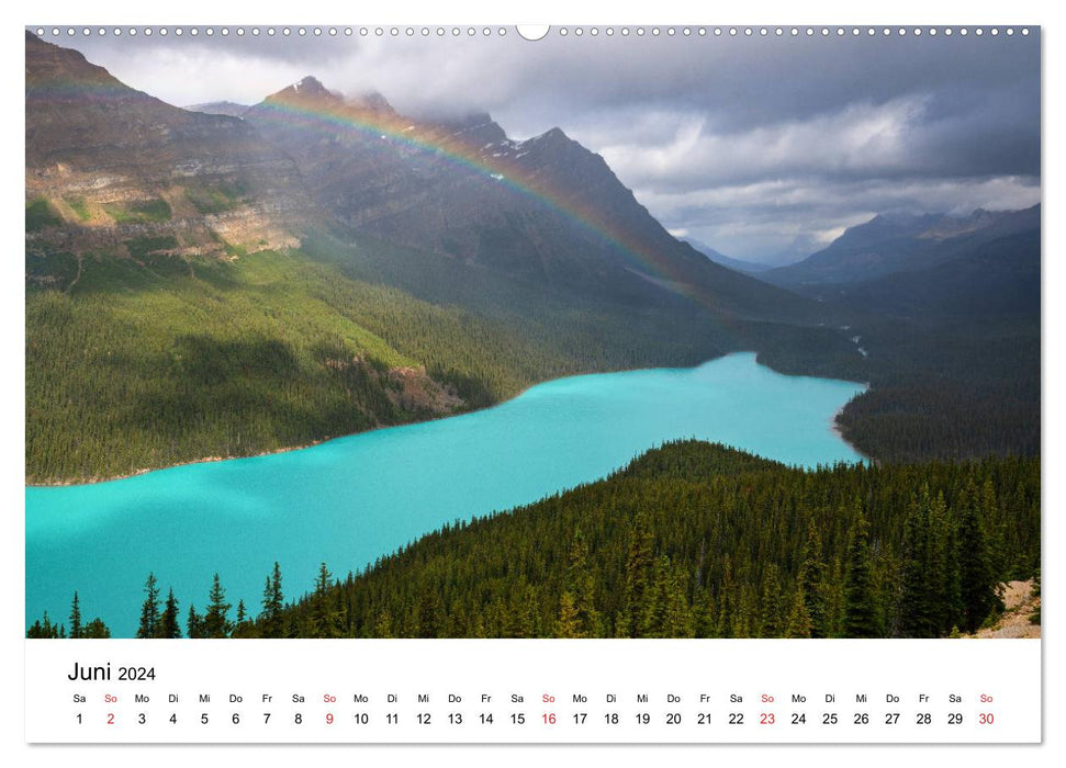 Fernweh Kanada - Naturerlebnis Rocky Mountains (CALVENDO Wandkalender 2024)