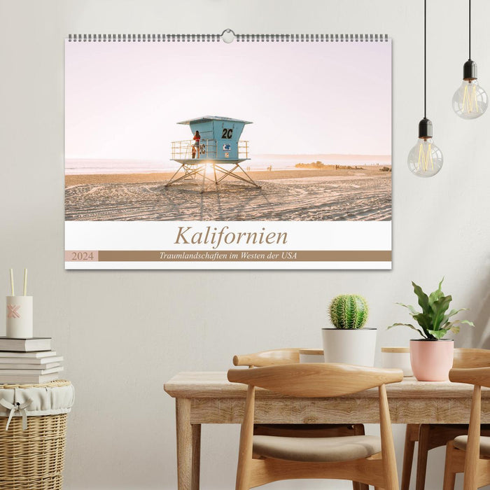 California - dream landscapes of the USA (CALVENDO wall calendar 2024) 