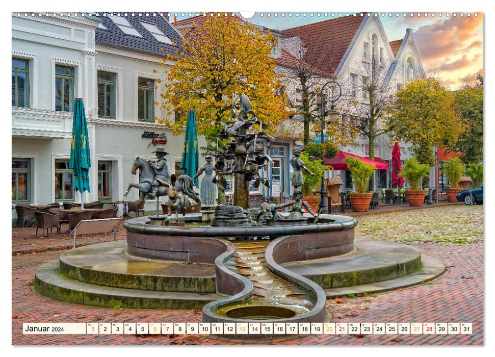 Travel through Germany - Jever in Friesland (CALVENDO wall calendar 2024) 