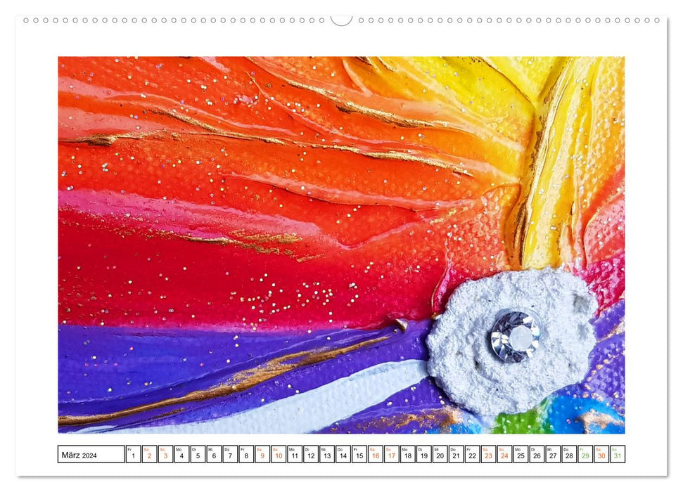 SeelenFreudeBilder - Leuchtende Inspirationsfunken für Deinen Tag (CALVENDO Wandkalender 2024)
