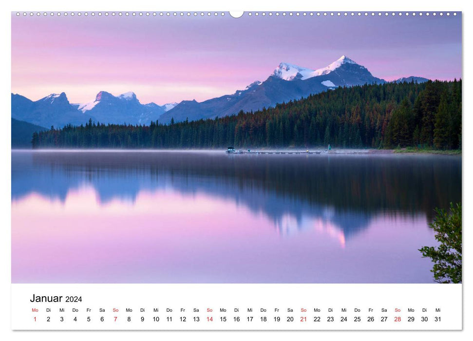 Fernweh Kanada - Naturerlebnis Rocky Mountains (CALVENDO Premium Wandkalender 2024)