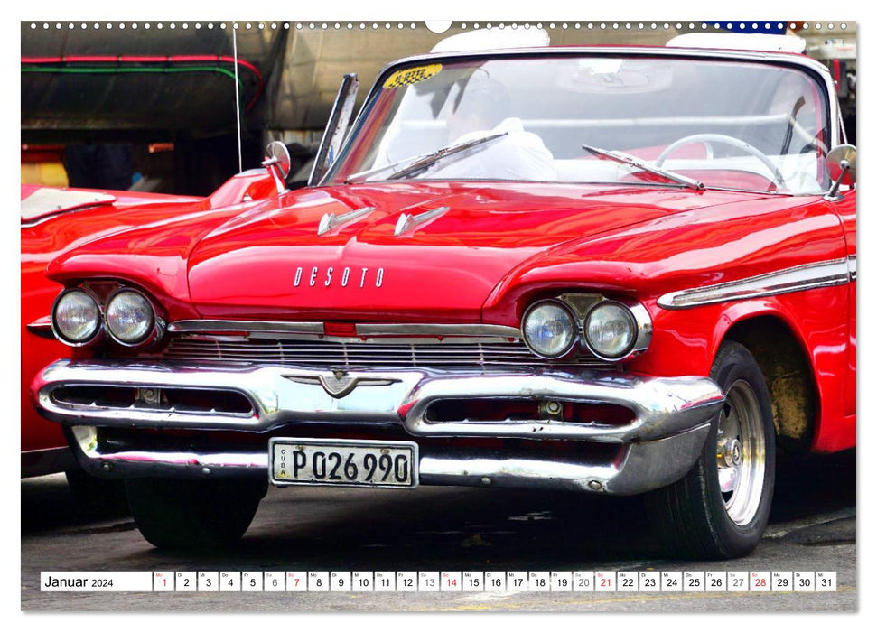 DeSoto Sportsman 1959 - dernier élan d'une marque automobile (Calvendo Premium Wall Calendar 2024) 