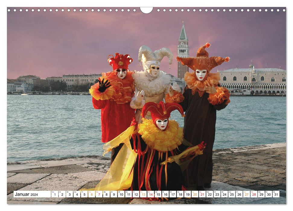 Venice, a city in the fifth season. (CALVENDO wall calendar 2024) 