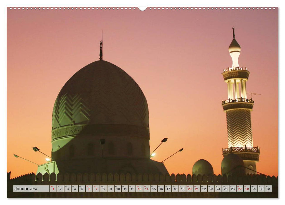 Jordan - Desert Magic &amp; Wonders of the World (CALVENDO Premium Wall Calendar 2024) 