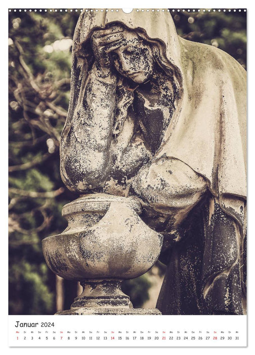 Dean Cemetery - Historischer Friedhof Edinburgh (CALVENDO Premium Wandkalender 2024)