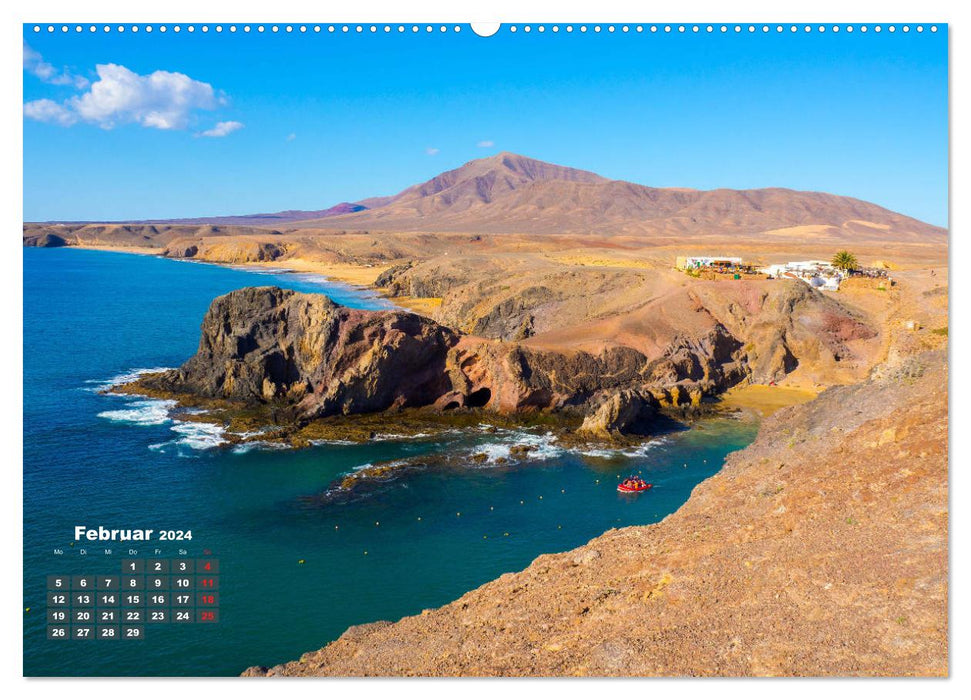 Lanzarote - Land der schwarzen Erde (CALVENDO Premium Wandkalender 2024)