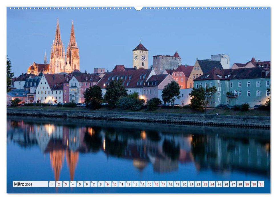 Deutschlands schönste Altstädte (CALVENDO Wandkalender 2024)