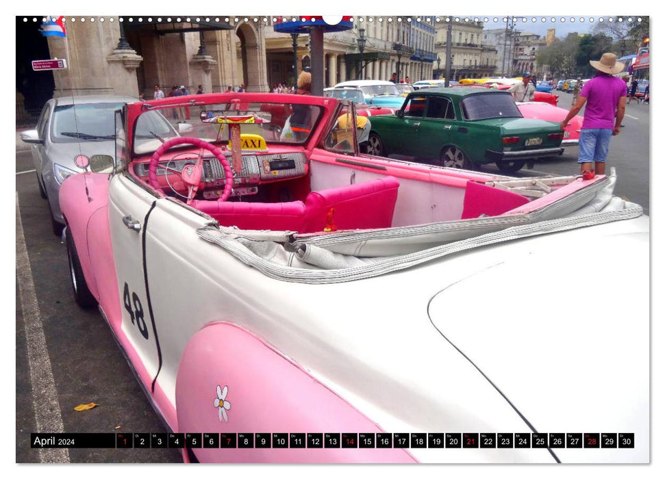Dodge Dreams - Ein Traumcabrio in Kuba (CALVENDO Wandkalender 2024)