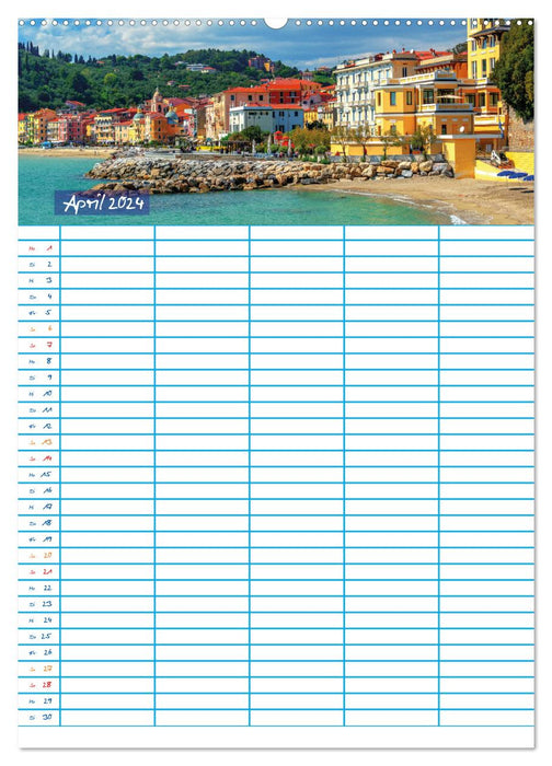 Malerisches Ligurien (CALVENDO Premium Wandkalender 2024)