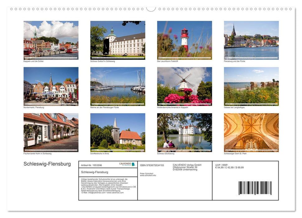 Schleswig-Flensburg (CALVENDO Wandkalender 2024)