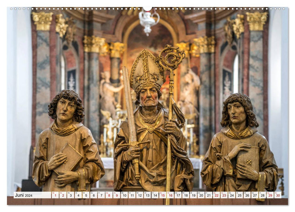 Bayerns Kirchen (CALVENDO Premium Wandkalender 2024)