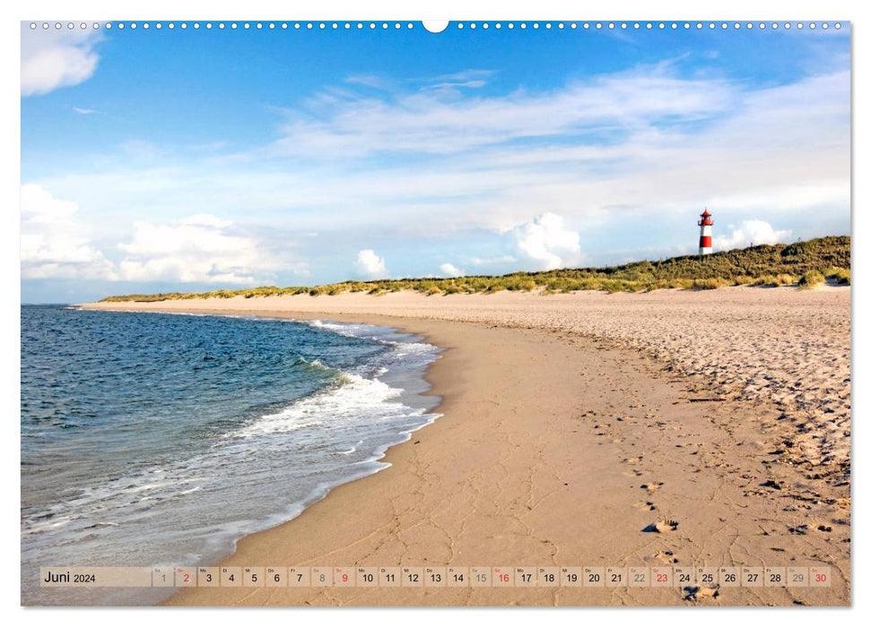 STRANDLUST Nordseeinsel Sylt (CALVENDO Wandkalender 2024)