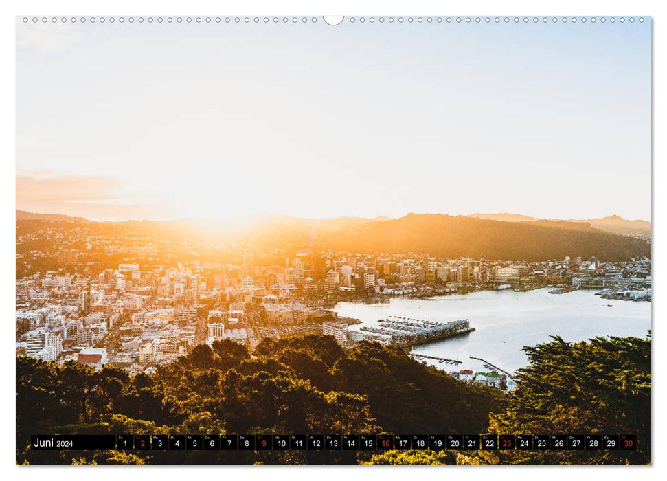 Neuseeland - Die schönsten Orte der Nord- und Südinsel (CALVENDO Wandkalender 2024)