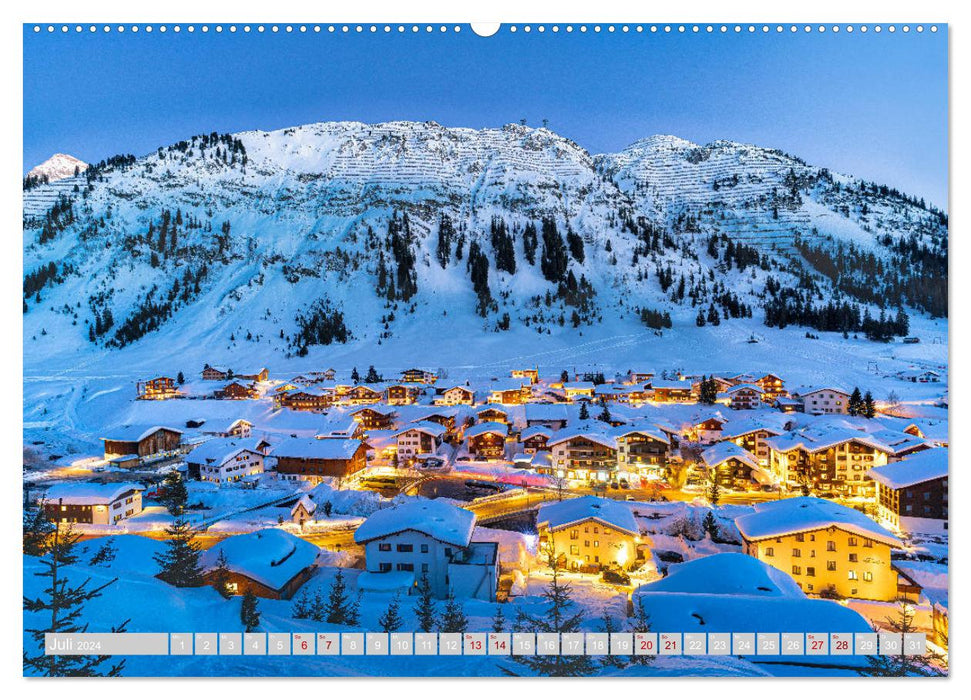 Arlberg - magic of winter (CALVENDO Premium Wandkalender 2024)