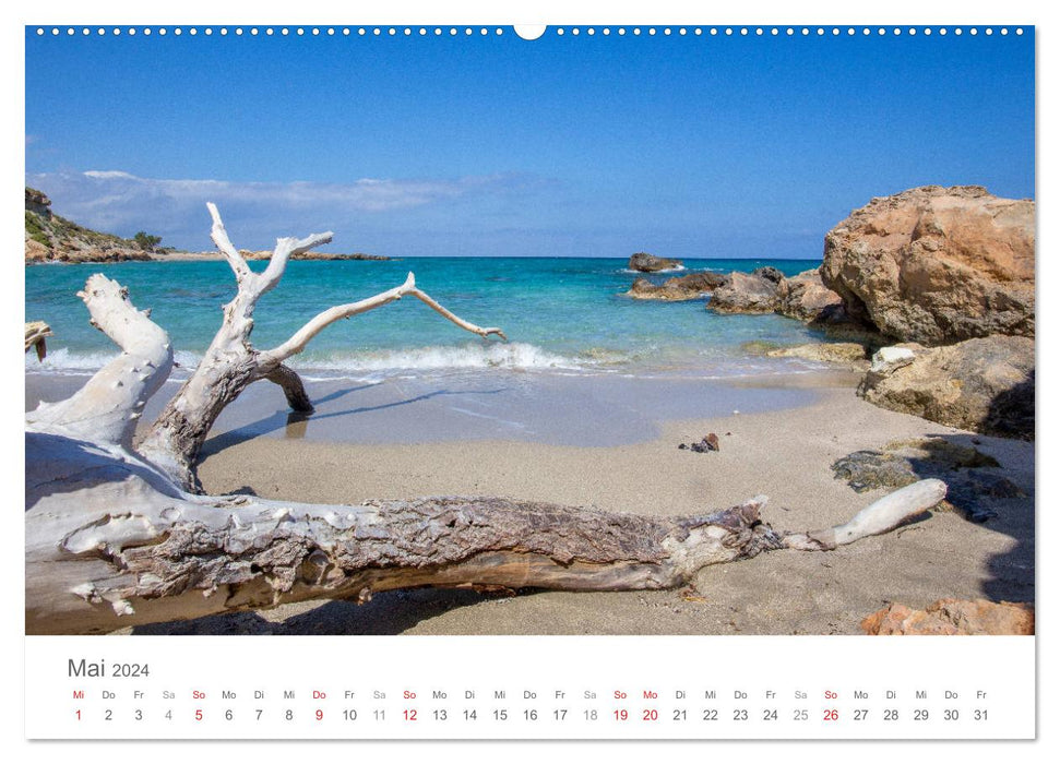 Kreta - Naturlandschaften (CALVENDO Wandkalender 2024)