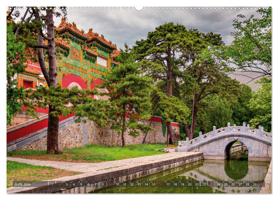 Pekings kaiserliche Paläste und Gärten (CALVENDO Wandkalender 2024)