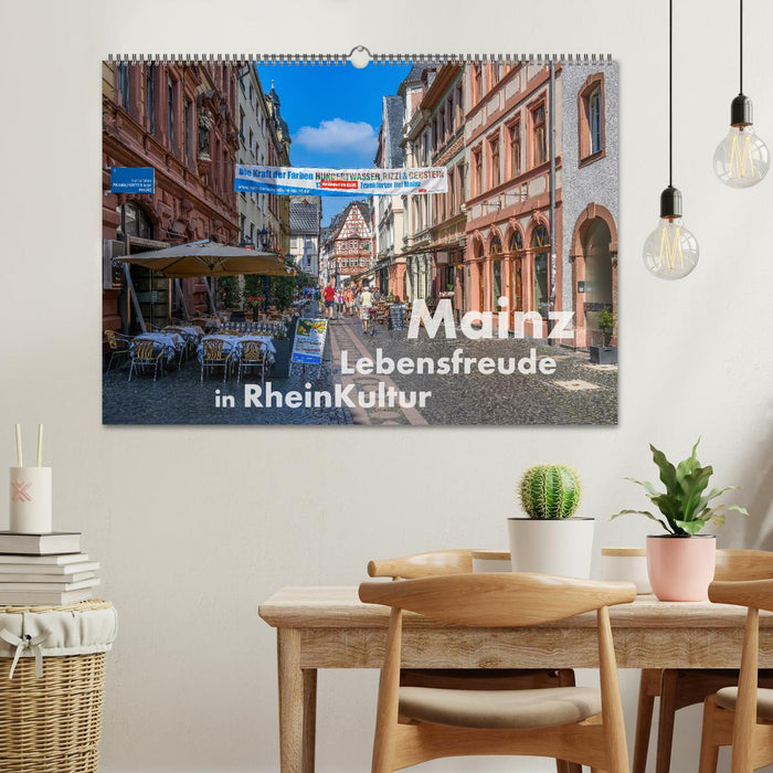 Mainz - Lebensfreude in RheinKultur (CALVENDO Wandkalender 2024)