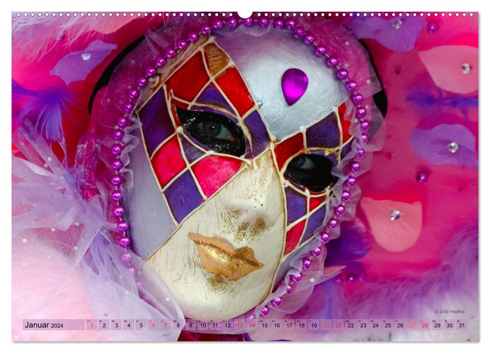 Magie der Masken (CALVENDO Premium Wandkalender 2024)