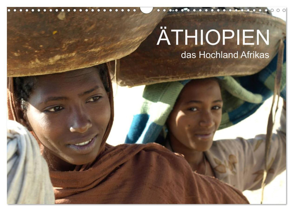 Äthiopien - das Hochland Afrikas (CALVENDO Wandkalender 2024)