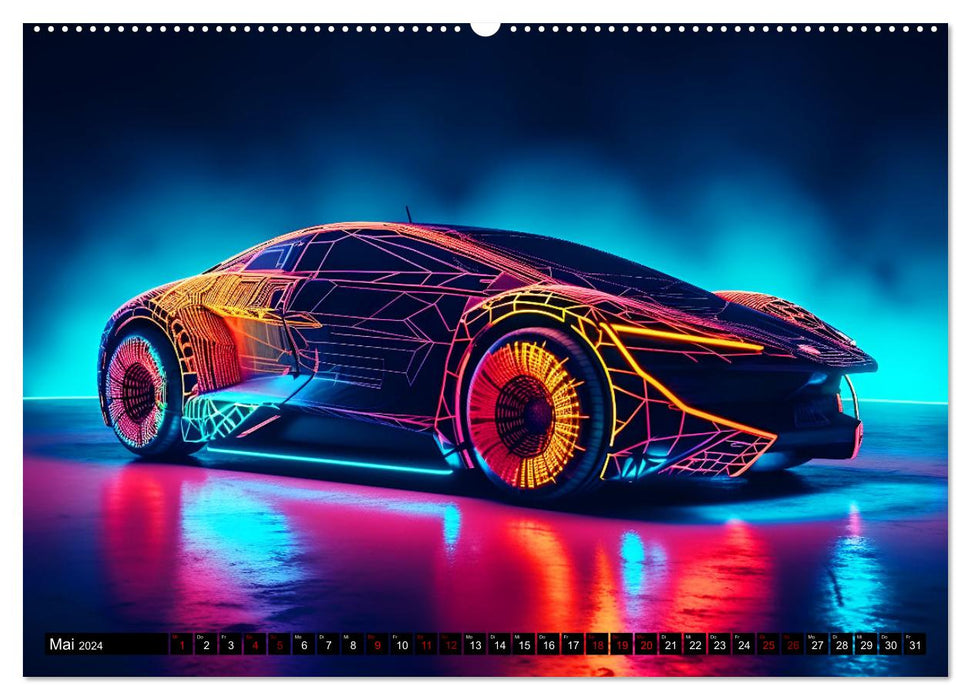 Future Vision Cars-Studio Art (CALVENDO Wandkalender 2024)
