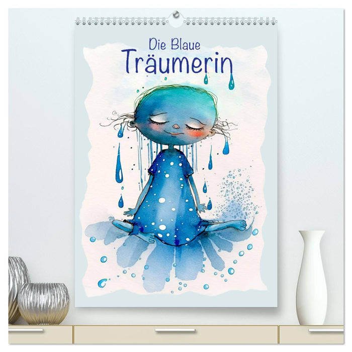 Die Blaue Träumerin (CALVENDO Premium Wandkalender 2024)
