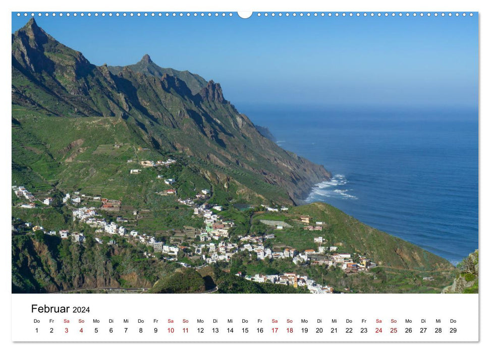 Îles Canaries - belles îles de l'Atlantique (calendrier mural CALVENDO 2024) 