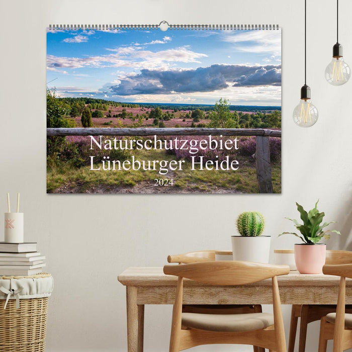 Naturschutzgebiet Lüneburger Heide (CALVENDO Wandkalender 2024)