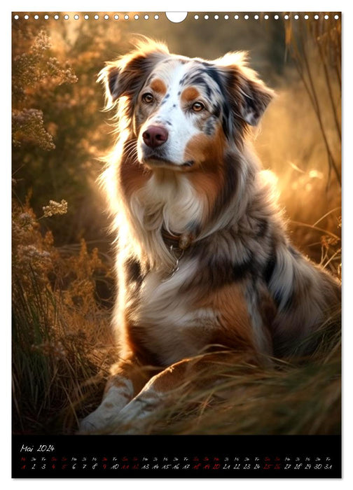 Australian Shepherd (CALVENDO Wandkalender 2024)