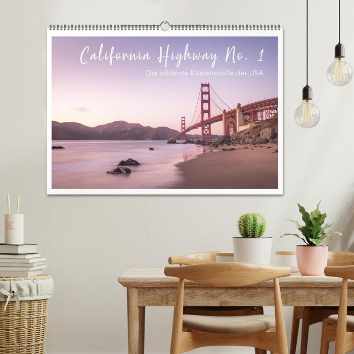 California Highway No. 1 - Die schönste Küstenstraße der USA (CALVENDO Wandkalender 2024)