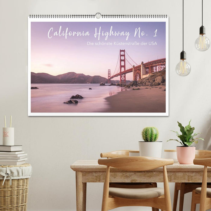 California Highway No. 1 - La plus belle route côtière des USA (Calendrier mural CALVENDO 2024) 