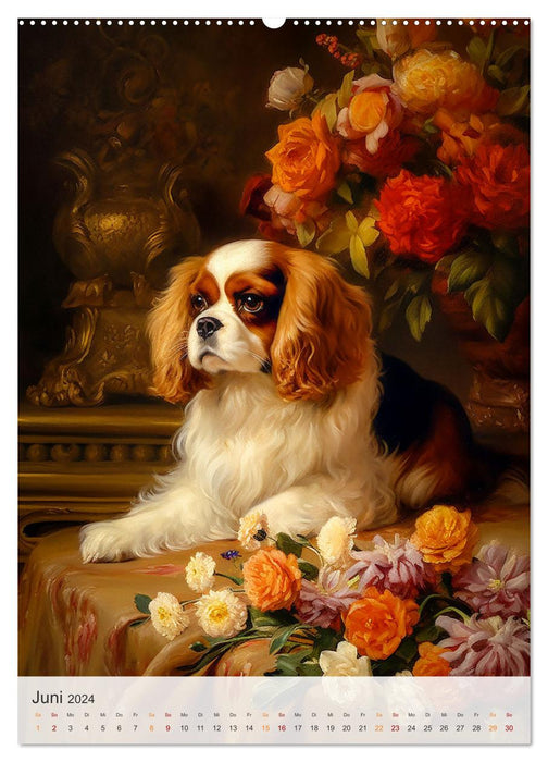 Cavalier King Charles Spaniel (CALVENDO Wandkalender 2024)