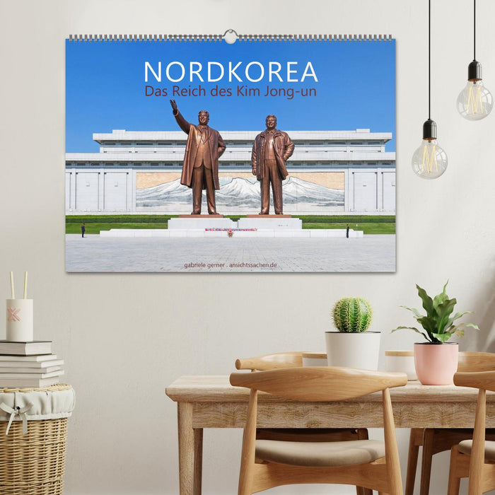 CORÉE DU NORD L'Empire de Kim Jong-un (Calendrier mural CALVENDO 2024) 