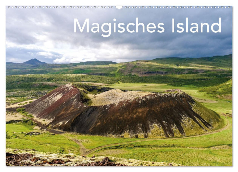 Islande magique (Calendrier mural CALVENDO 2024) 