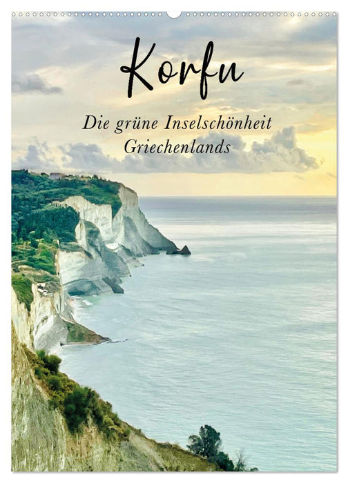 Korfu - Die grüne Inselschönheit Griechenlands (CALVENDO Wandkalender 2024)