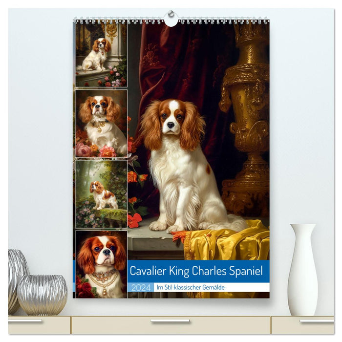 Cavalier King Charles Spaniel (CALVENDO Premium Wandkalender 2024)