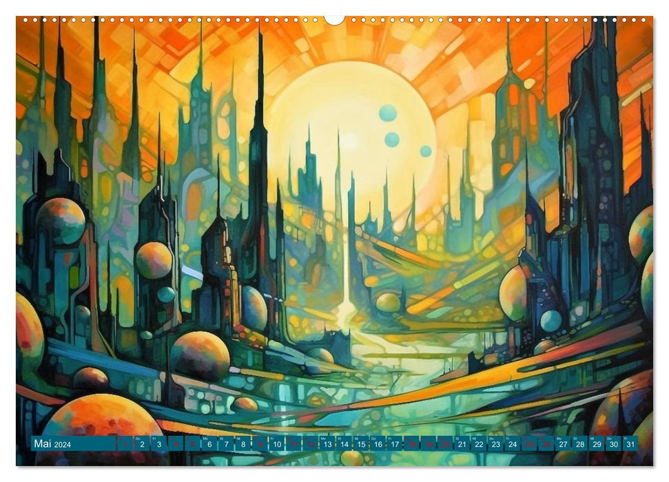 Farbdimensionen (CALVENDO Premium Wandkalender 2024)