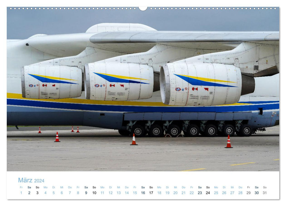 ANTONOV AN-225 "MRIJA" (Calendrier mural CALVENDO Premium 2024) 