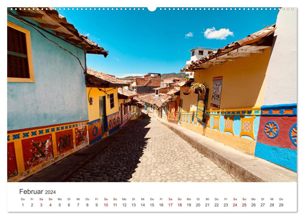 Kolumbien - Eine unvergessliche Reise durch das bunte Land. (CALVENDO Premium Wandkalender 2024)
