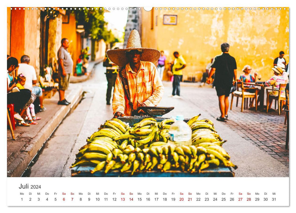 Colombie - Un voyage inoubliable à travers ce pays coloré. (Calendrier mural CALVENDO Premium 2024) 