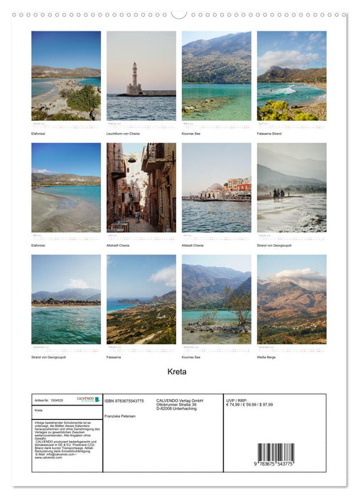 Kreta (CALVENDO Premium Wandkalender 2024)