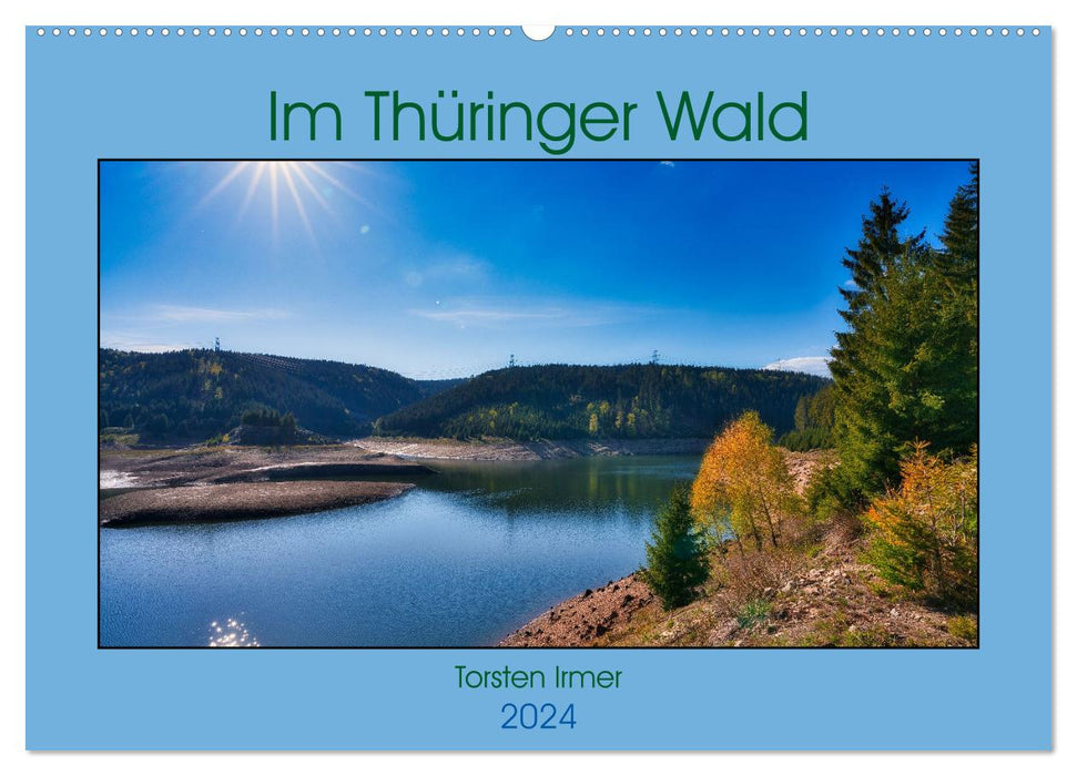 Dans la forêt de Thuringe (calendrier mural CALVENDO 2024) 