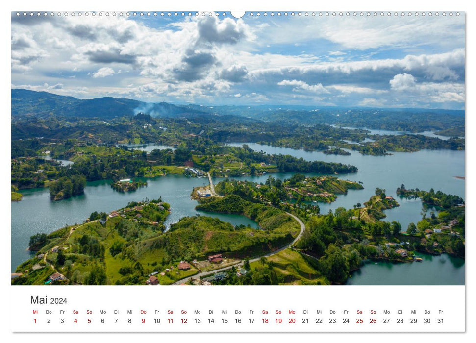 Colombie - Un voyage inoubliable à travers ce pays coloré. (Calendrier mural CALVENDO 2024) 