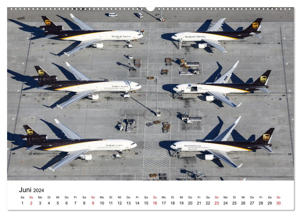 Vue d'en haut - La perspective légèrement différente sur les avions (Calendrier mural CALVENDO Premium 2024) 