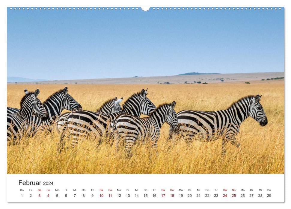 Kenya - Le merveilleux pays d'Afrique. (Calendrier mural CALVENDO Premium 2024) 