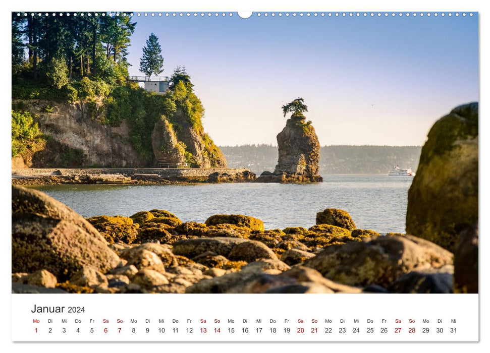 Vancouver - Eine wunderschöne Stadt an der Westküste Kanadas. (CALVENDO Premium Wandkalender 2024)