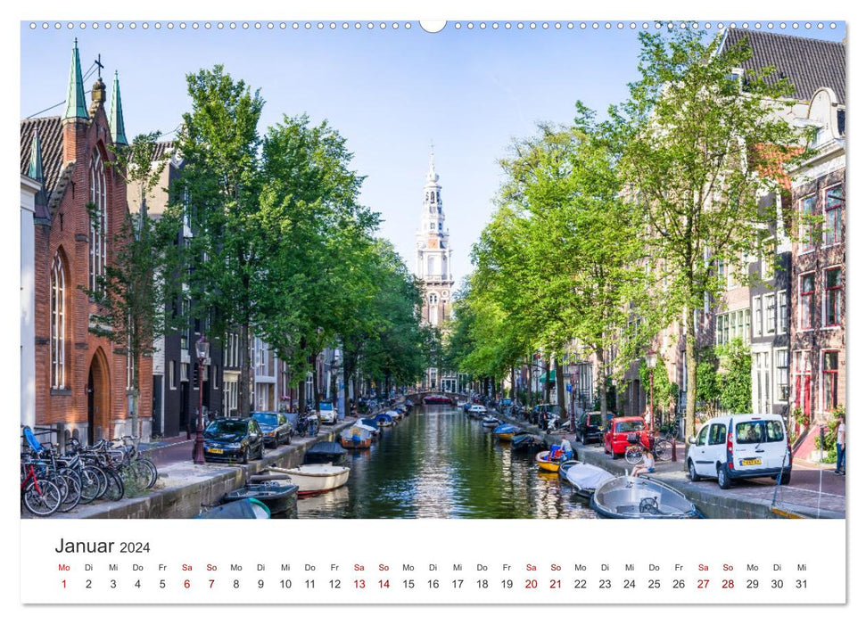 Pays-Bas - Le magnifique pays de la mer du Nord. (Calendrier mural CALVENDO Premium 2024) 