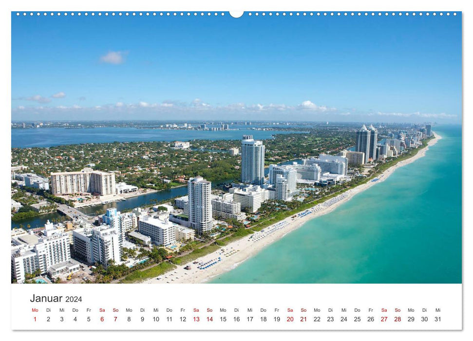 Miami - Gateway to the Americas (CALVENDO Premium Wandkalender 2024)